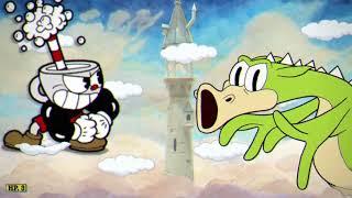 DESTROYING all Cuphead bosses as a GIANT