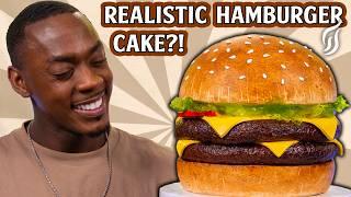 Making a Hamburger Cake!