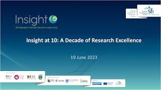 Insight at 10: Professor Philip Nolan, Director General, Science Foundation Ireland