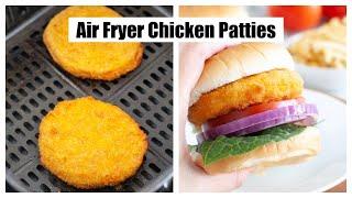 Air Fryer Chicken Patties / Air Fryer Frozen Chicken Patties