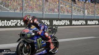 MotoGP 24 - Fabio Quartararo - Sprint & Main Race - Sokol Circuit - Fuel Management - Gameplay