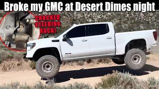 Broke my GMC at Desert Dimes night run! - 2020 GMC 1500