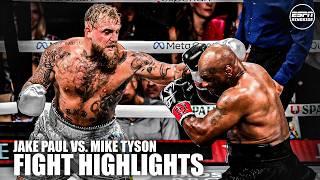 Jake Paul vs. Mike Tyson FIGHT HIGHLIGHTS  | ESPN Ringside