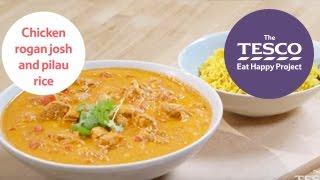 Chicken Rogan Josh and pilau rice in 14 minutes - Eat Happy Project recipes for children