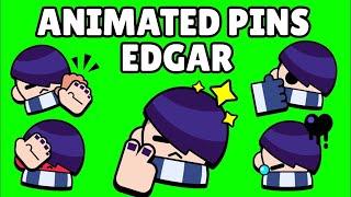 (Green Screen) Edgar All Animated Pins l Brawl Stars