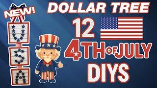 America the Beautiful! 12 Patriotic 4th of July Dollar Tree DIYS