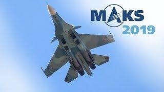 MAKS 2019 ️ Su-30SM Tight Combat Turning!! - HD 50fps