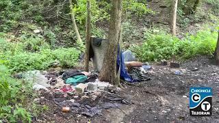 Homeless encampment cleared in Elyria