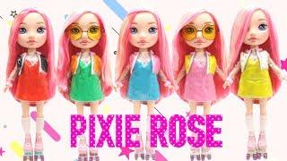 Play Doh & DIY SLIME  Fashion for Poopsie Rainbow Surprise Doll PIXIE ROSE Inspired Costumes