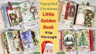 The Littlest Christmas Elf Junk Journal Flip Through | Card Tutorial | #ChristmasCraftOff24