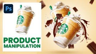 Product Manipulation Design Tutorial in Photoshop STARBUCKS