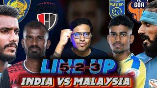 Manolo can Field 5-2-3 Formation for India vs Malaysia | Predicted Line-Up & Tactical Analysis