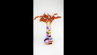 Try Making This Two-Piece Vase Using Air-Dry Clay  DIY Home Decor