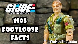 G.I. Joe Footloose: Infantry Trooper Vintage 1985 Hasbro Action Figure Cartoon Review ARAH