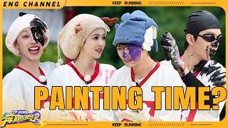 PAINTING TIME?! Can't even recognize Dylan and Adam |Keep Running S12|CLIP|EP10