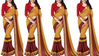 डिजाइनर साड़ी//शादियों के लिए स्पेशल साड़ी डिजाइन || Online Buy Saree With Cheap Rate