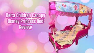 Perfect Princess Canopy Toddler Bed! Amazon Find Delta Children Store