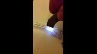 glass work #1: Mini glow tube
