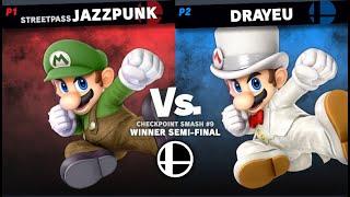 Checkpoint Smash #9 Winner Semi-Final StreetPass Jazzpunk (Mario) VS Drayeu (Mario, Corrin)