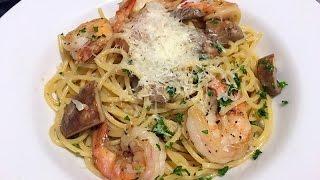 懒人食谱系列--蓝带厨师教你做正宗意大利面（How do you make perfect shrimp scampi spaghetti)