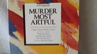 500 Piece Bepuzzled Jigsaw Puzzle Murder Most Artful used