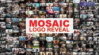 Mosaic Photo Logo Reveal | Mosaic Photography Logo Animation | Logo Animation After effect tutorials