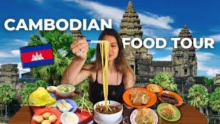 Cambodia Food Vlog: local street food + sightseeing in Angkor Wat Siem Reap!