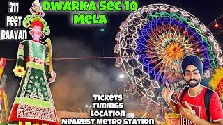 211 Feet Ravan Dwarka Sector 10 Mela 2024 • Delhi Dwarka Mela 2024 • Dwarka Sector 11 Mela 2024