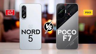 OnePlus Nord 5 vs Xiaomi Poco F7  Best Mid-Range King? | Theikatech