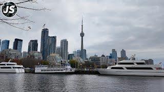 New Waterfront Park to Front Street | Downtown Toronto Walk (Nov 2024)