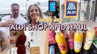 DAY WITH THE FAMILY | ALDI SHOP AND HAUL | FRIDGE RESTOCK | GOING FOR AN ALL YOU CAN EAT