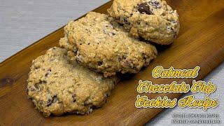 Easy Yummy Chocolate Chip Oatmeal Cookies Recipe