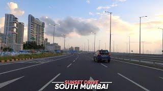 South Mumbai in 2024 | Sunset Drive From Worli to Marine Drive - 4K HD