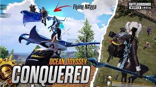 Conquered The Ocean Odyssey 1v4 intense clutches | BGMI - PUBG Mobile