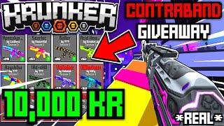 Krunker.io *FREE* Contraband Skin Giveaway! (10,000 KR)