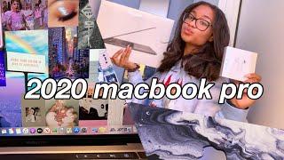 13" MACBOOK PRO 2020 UNBOXING + OVERVIEW & CUSTOMIZATION