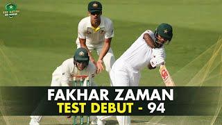 Fakhar Zaman's Stellar 94 in Debut Match! 2nd Test, Pakistan vs Australia 2018 | PCB