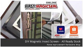 First Magicseal - (Product V1) DIY Magnetic Insect Screen Jaring Nyamuk