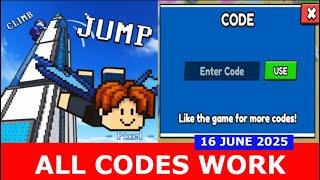 *ALL CODES*Climb and Jump Tower[pixel world] ROBLOX | JUNE 16, 2025