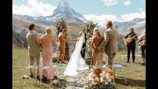 Intimate Switzerland Elopement - Wedding at the Matterhorn, Swiss Alps