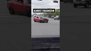 STREET DRIFTING A WRECKED HELLCAT #hellcat #dodgechallenger #cars #car #dodgehellcat #musclecar #srt