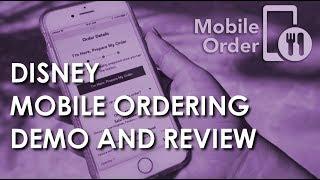 How to use Disneyland's Mobile Ordering App - Review and Demo