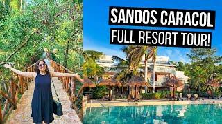 SANDOS CARACOL ECO RESORT Full Tour | Playa Del Carmen Mexico 2021