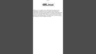 4MLinux | Daily Distro Discoveries