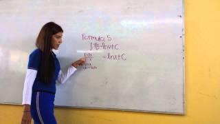 FORMULA 5 CALCULO INTEGRAL - melissa rivera