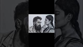 Veera dheera Sooran | Vikram Dhushra #drawing #magimayarts #shorts #shortsfeed #art #virel #trend