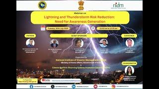 Lightning and Thunderstorm Risk Reduction Need for Awareness Generation | NIDM | MHA