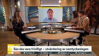 Sex ska vara frivilligt – utvärdering av samtyckeslagen | Nyhetsmorgon | TV4 & TV4 Play