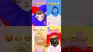 EMOJI CHALLENGE  #sprunki#incredibox#squidgame#sonic#spiderman#insideout#zepeto