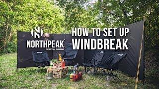 [노스피크] 윈드브레이크 설치하기 / [nopk] How to set up a NOPK WINDBREAK